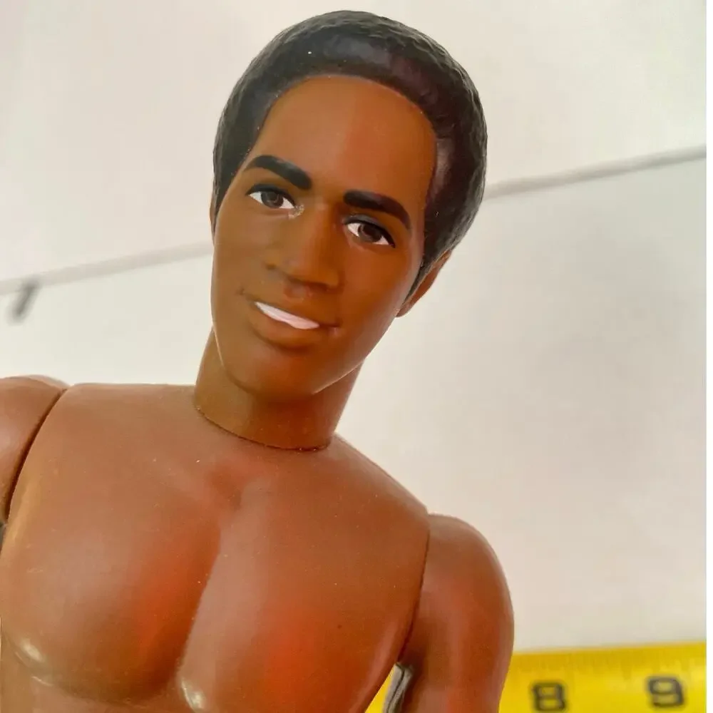 Big Jim Jack Olympic Green Warmup Suit on Shindana Toy Doll OJ Simpson READ FAIR